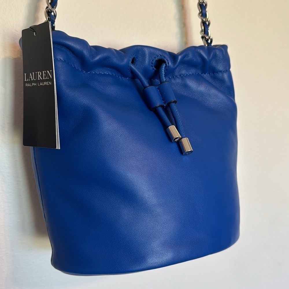 Ralph Lauren Leather Emmy Bucket Bag NWT - Picture 1 of 10